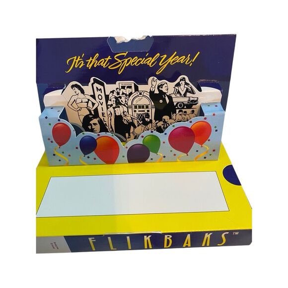 Flikbaks VHS 1937 Your Wonderful Year Happy 60th Birthday Video Greeting Card - Picture 3 of 6